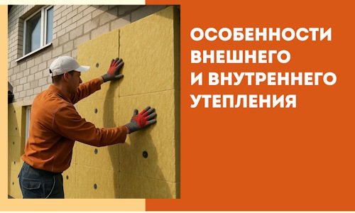 Какие особенности внешнего и внутреннего утепления в Мысках