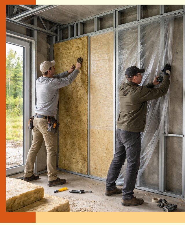 Утепление дома из ЛСТК в Мысках с гарантией качества и эффективности