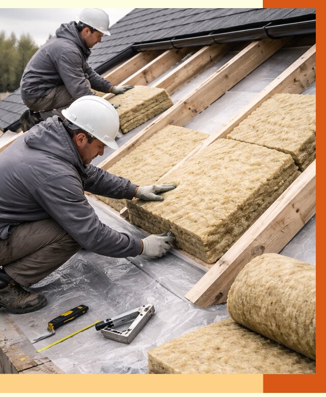 Утепление крыши в Мысках от 1876 руб./м2 — комплексное утепление кровли | ТепломастерМси